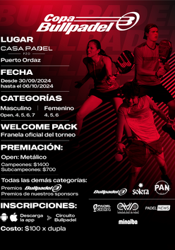 Cartel del torneo